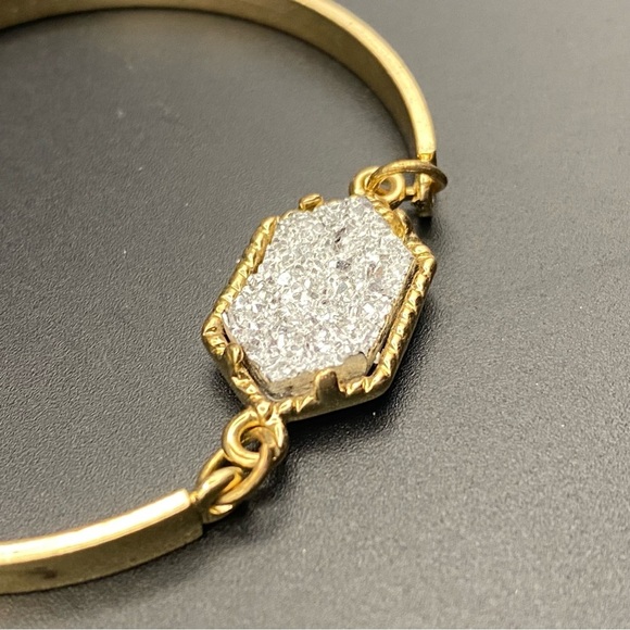 Handmade crystal resin Druzy bracelet - Picture 5 of 5